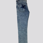Distressed Acid Wash Denim Jeans